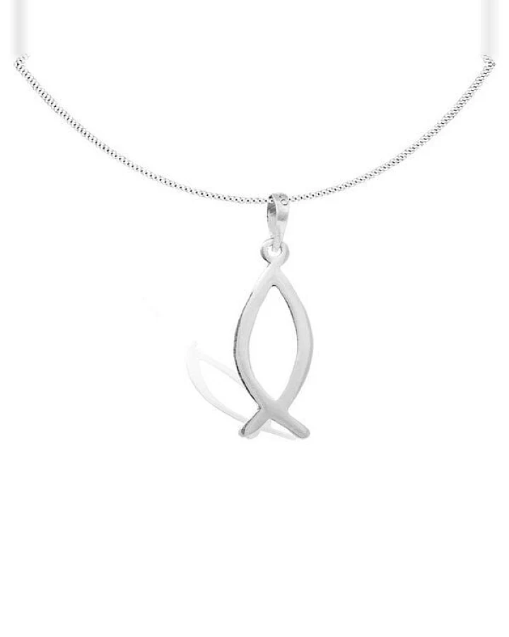 pakilia Silber Kette Fisch Religion fair-trade und handmade
