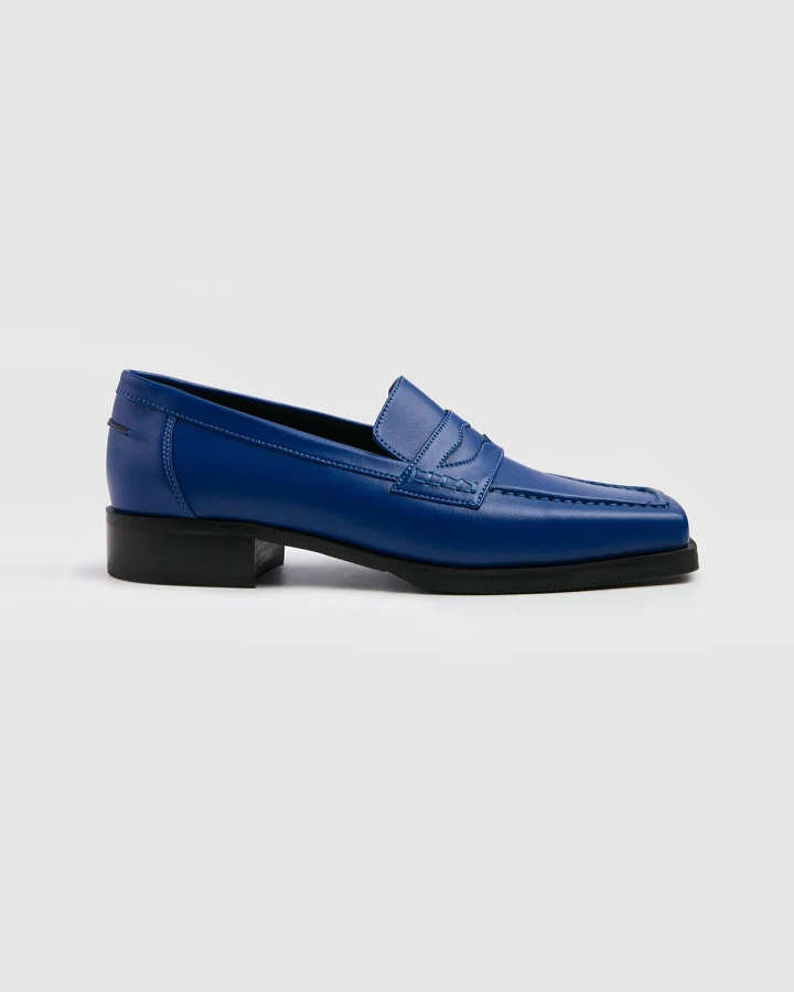Prev Damen vegan Loafer Joan Elektrisch Blau