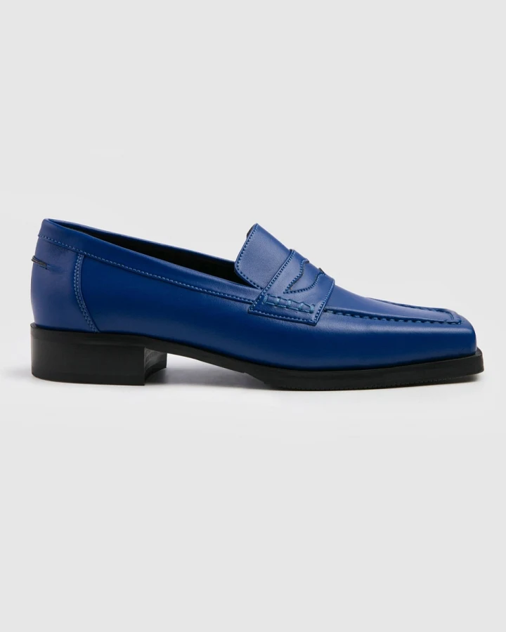 Prev Damen vegan Loafer Joan Elektrisch Blau