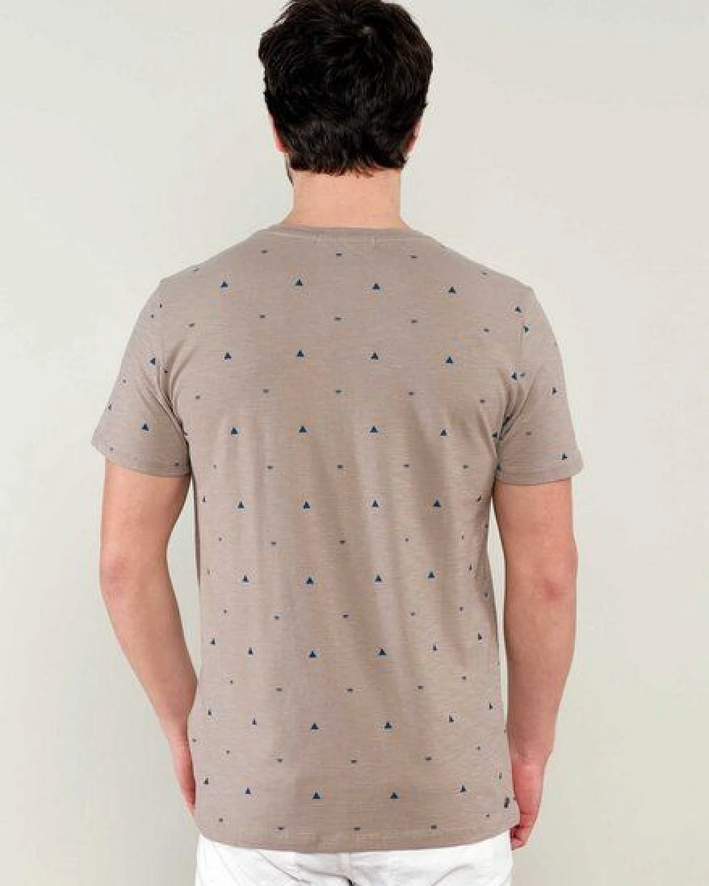 ORGANICATION T-Shirt aus Bio Baumwolle mit Allover-Print – Ansicht 4