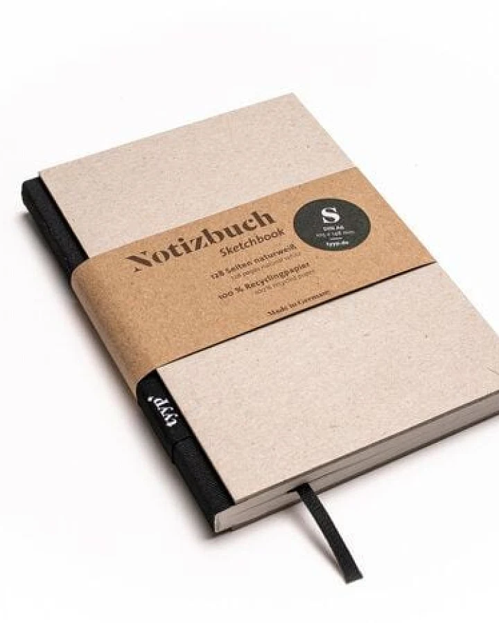 Notizbuch A6 - perforiert - 100% Recyclingpapier - BerlinBook by tyyp