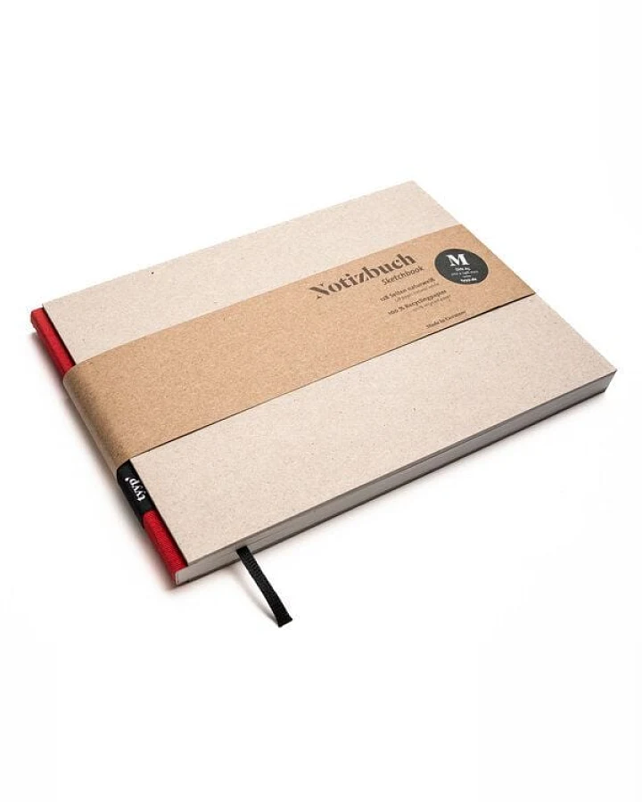 Skizzenbuch A5 querformat - perforiert - 100% Recyclingpapier - BerlinBook by tyyp