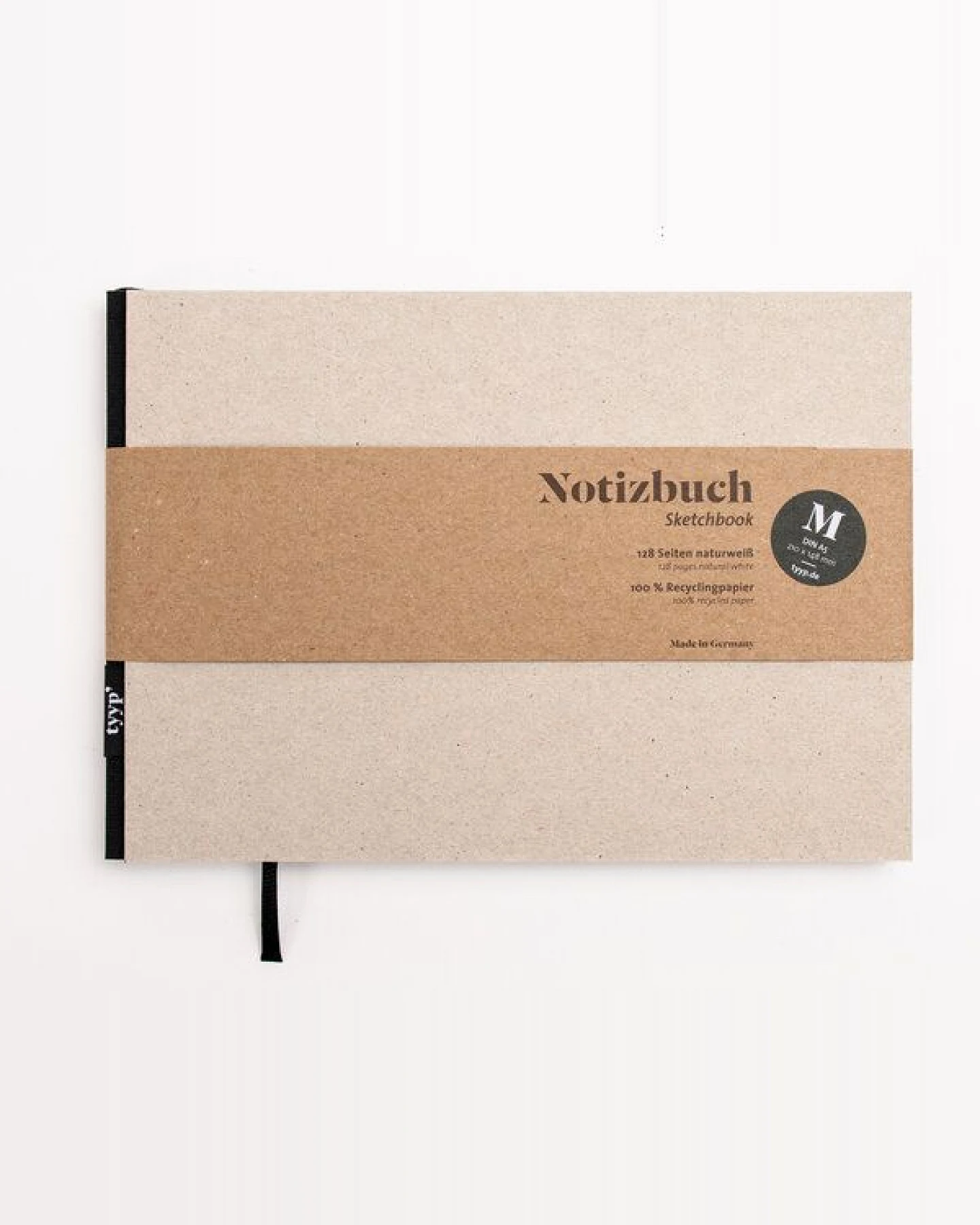 Skizzenbuch A5 querformat - perforiert - 100% Recyclingpapier - BerlinBook by tyyp – Ansicht 2
