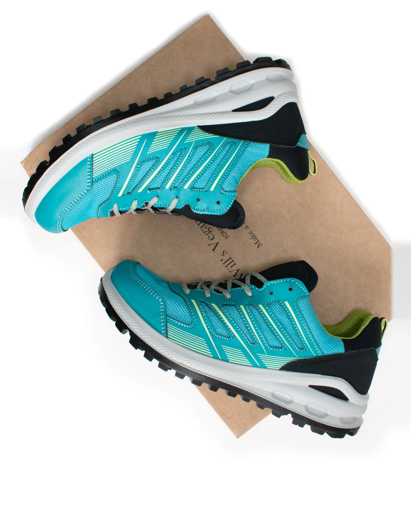 Will's Vegan Store Damen vegan Trail Runners Damen Mk1 Blau – Ansicht 2