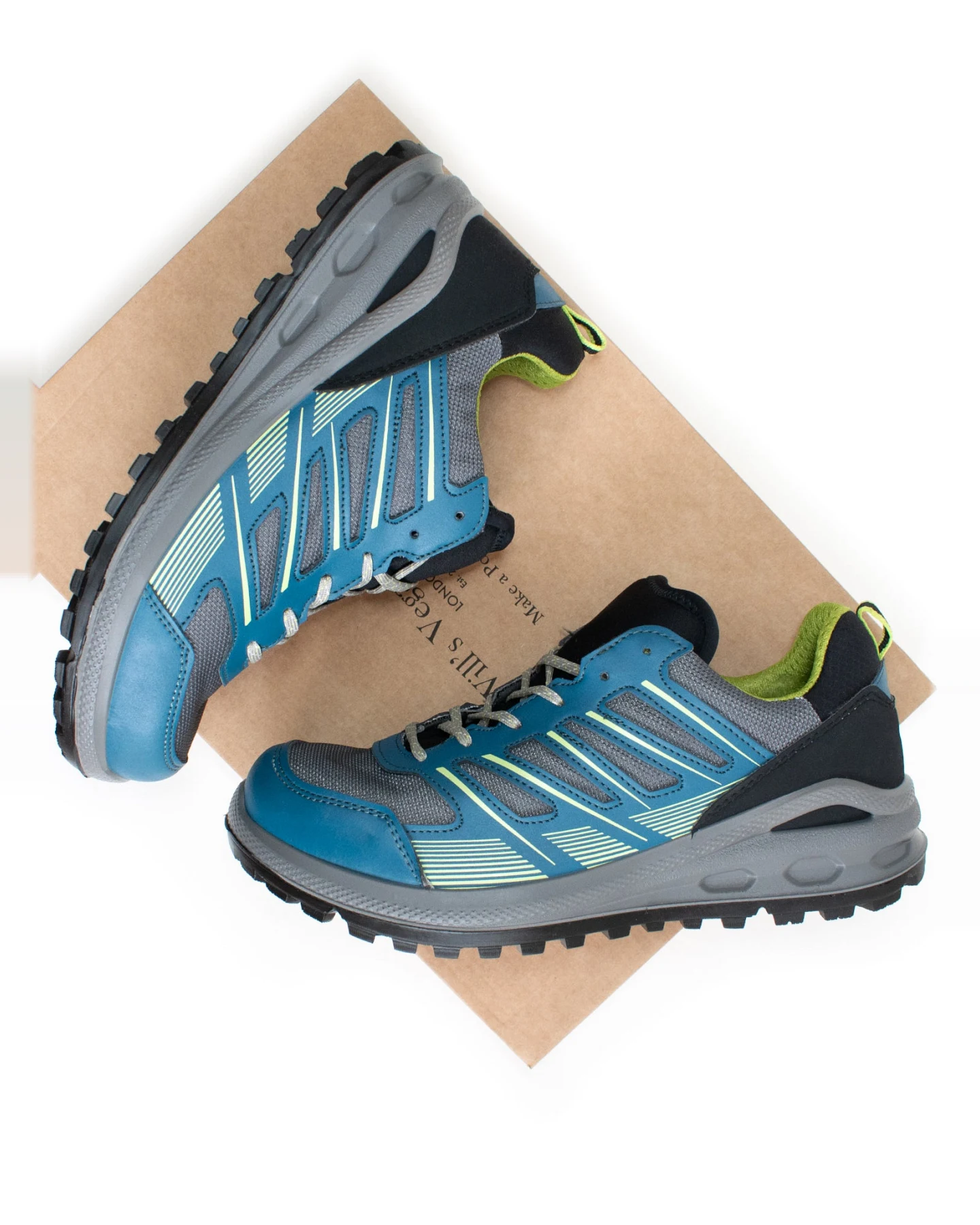 Will's Vegan Store Damen vegan Trail Runners Damen Mk1 Teal – Ansicht 2