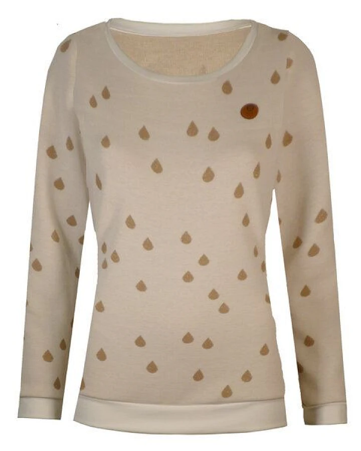 Frija Omina Bio Pullover "Uno" Glitzer Tropfen