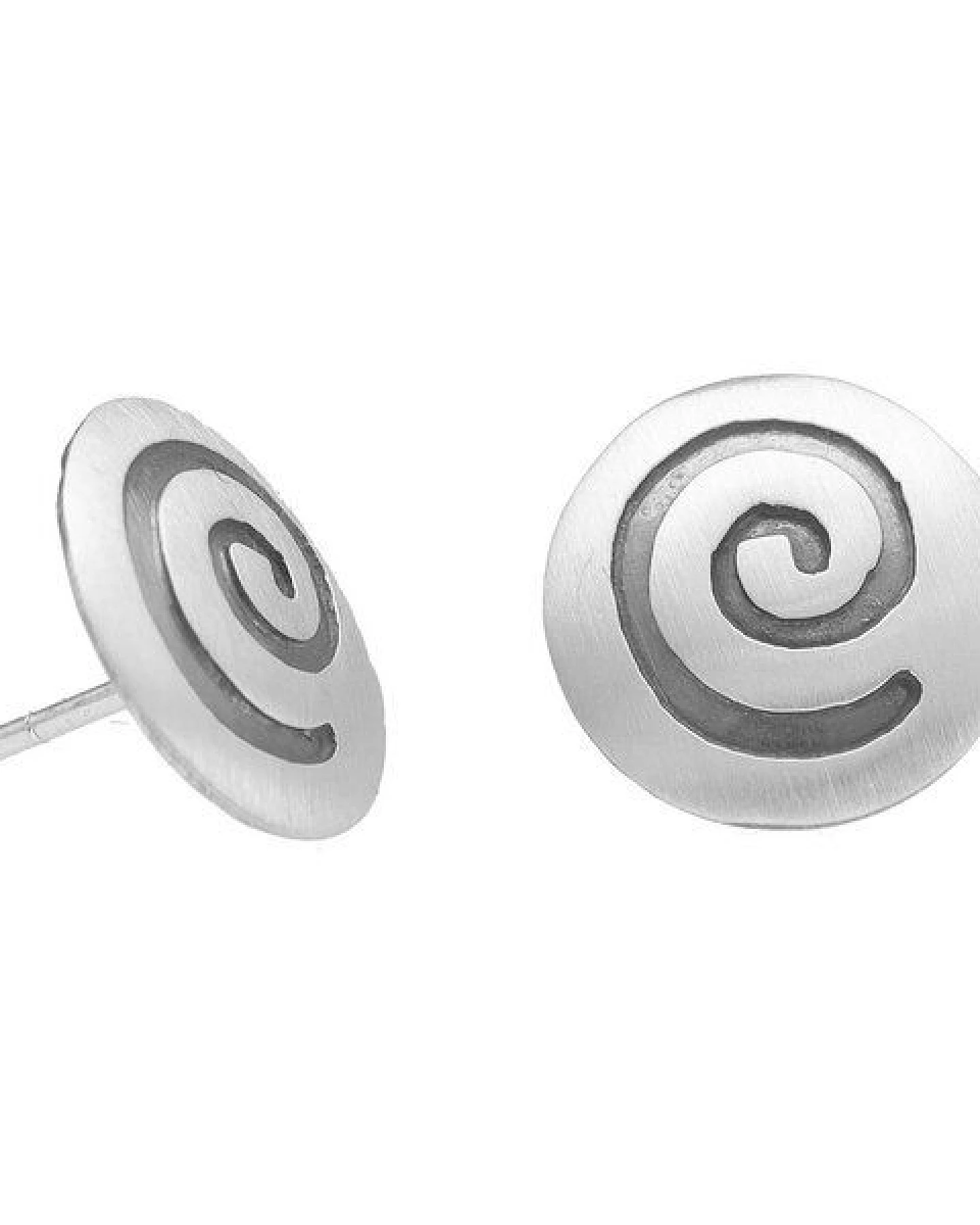pakilia Silber Ohrringe Spirale Fair-Trade und handmade – Ansicht 2
