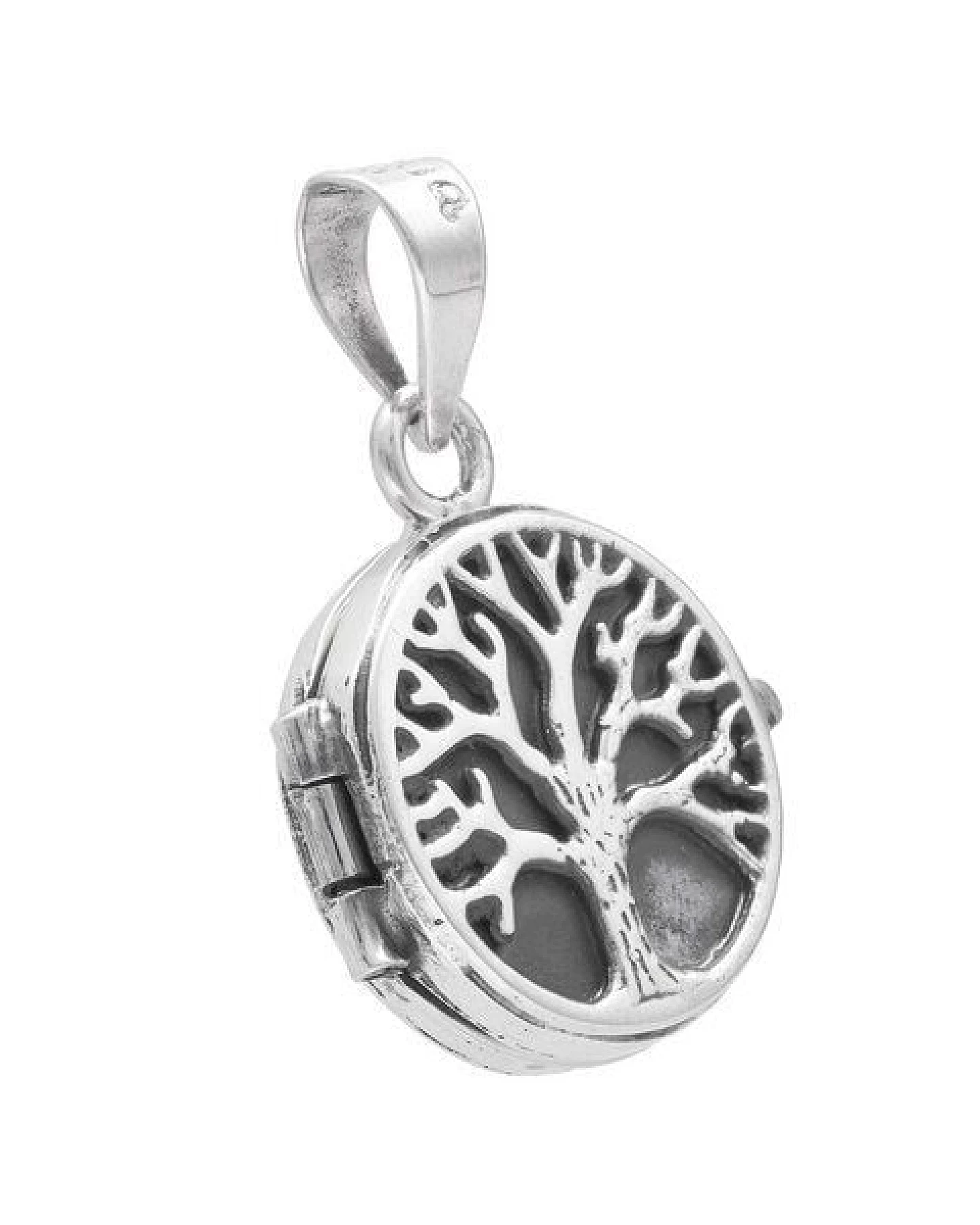 pakilia Silber Lebensbaum-Kette Baum des Lebens Fair-Trade und handmade – Ansicht 3