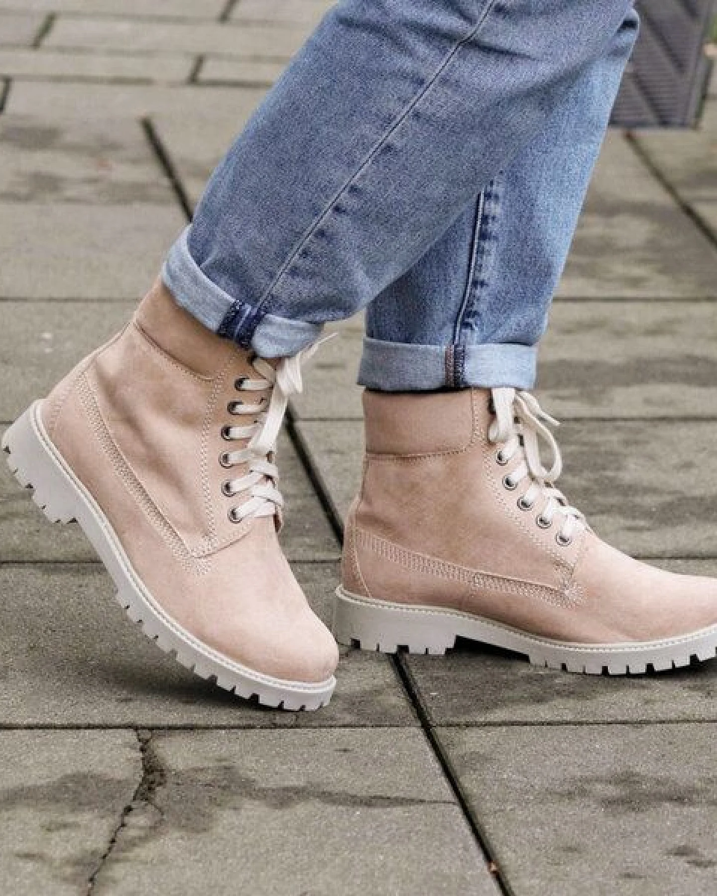 Fairticken Gefütterte vegane Stiefel Unisex BEJA (Microfaser) – Ansicht 2