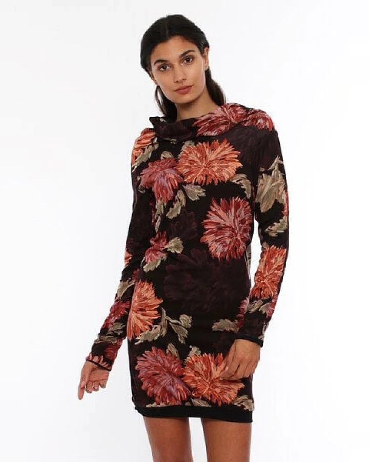 LASALINA 4inONE Blumenkleid & Pullover in Einem!