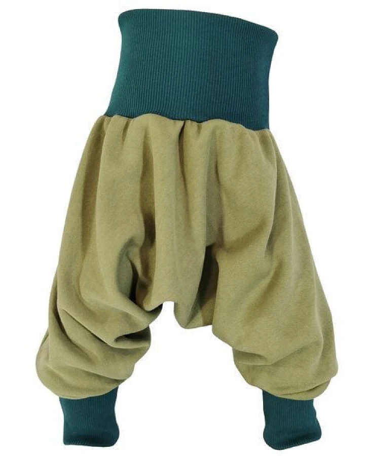 liebewicht Yogahose Pumphose Bio Sweat grün