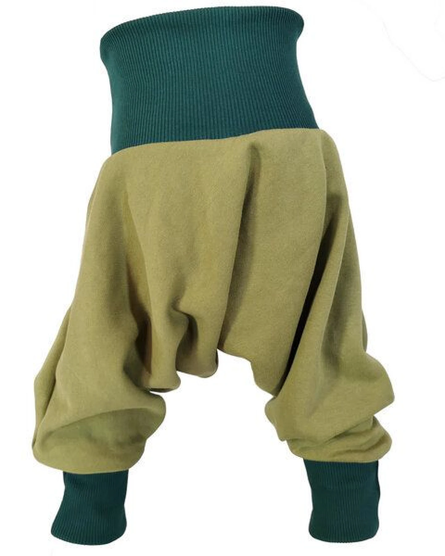 liebewicht Yogahose Pumphose Bio Sweat grün – Ansicht 2