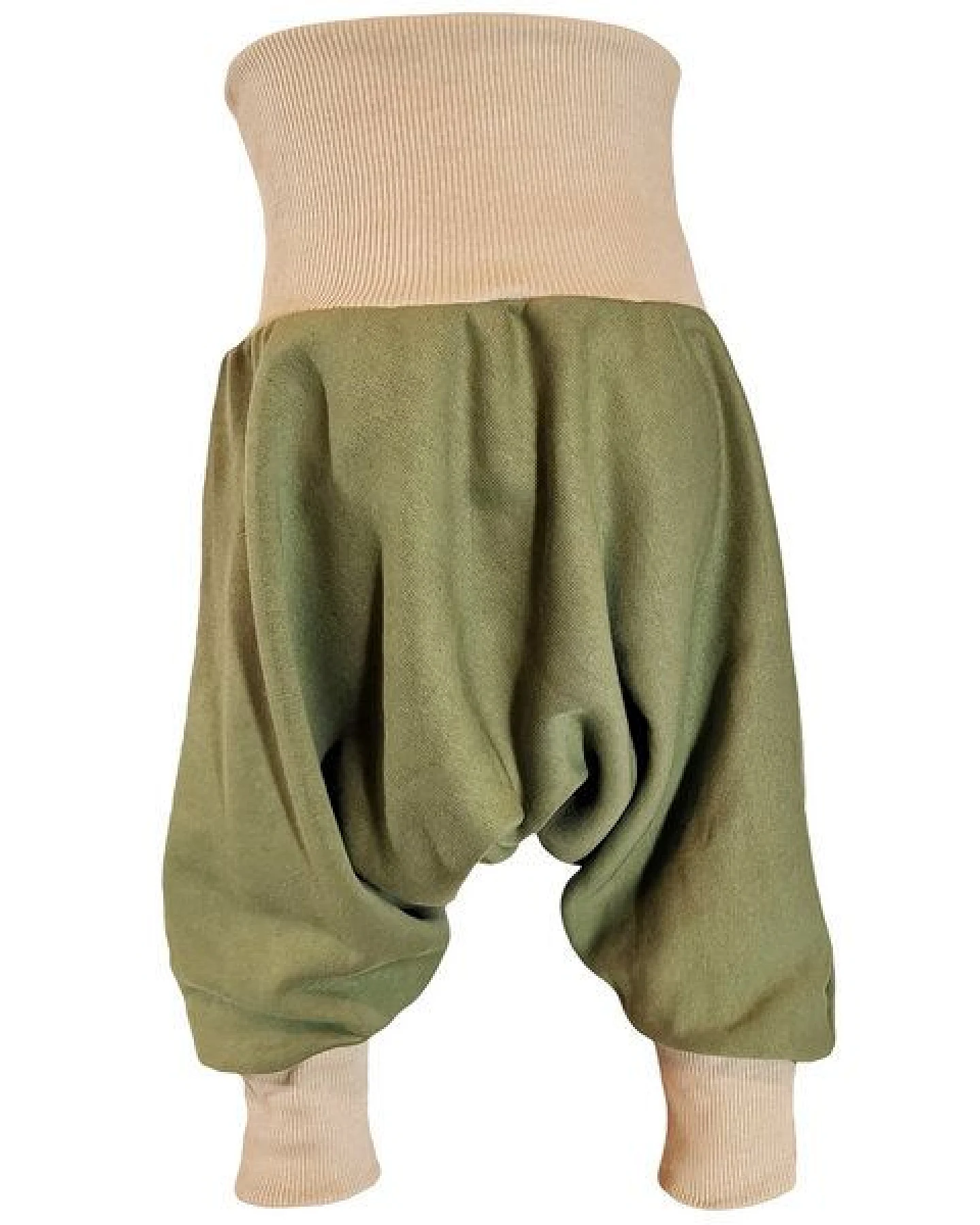 liebewicht Yogahose Pumphose Bio Sweat grün – Ansicht 3