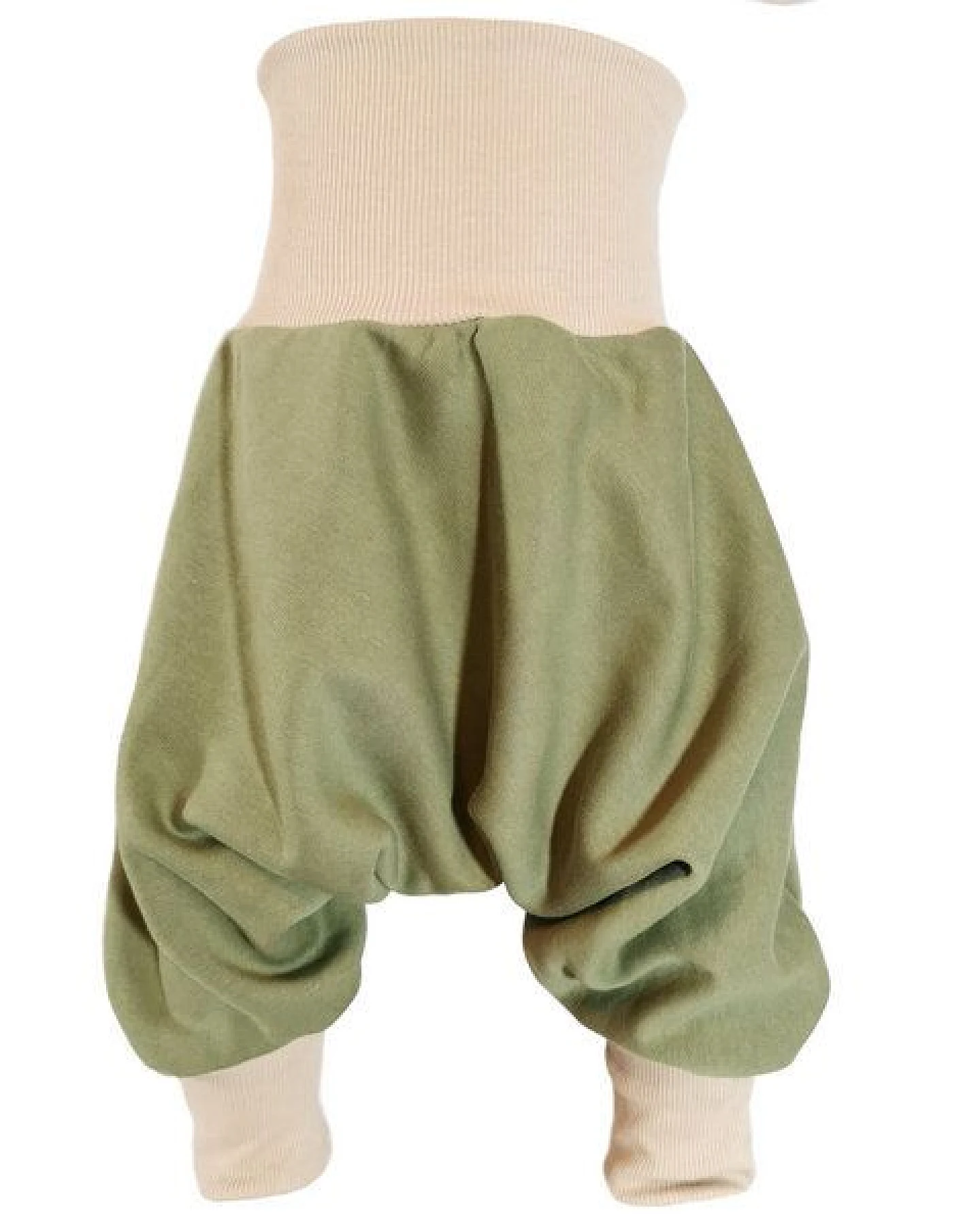 liebewicht Yogahose Pumphose Bio Sweat grün – Ansicht 2
