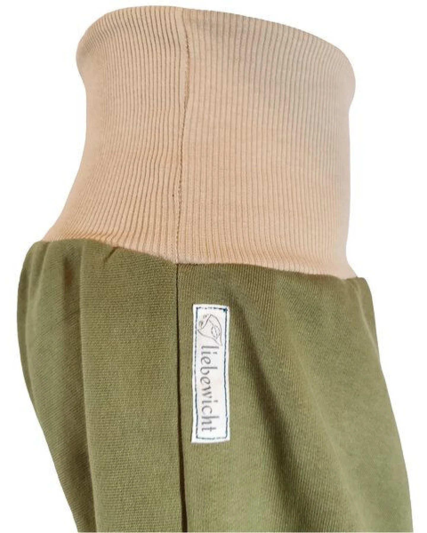 liebewicht Yogahose Pumphose Bio Sweat grün – Ansicht 3
