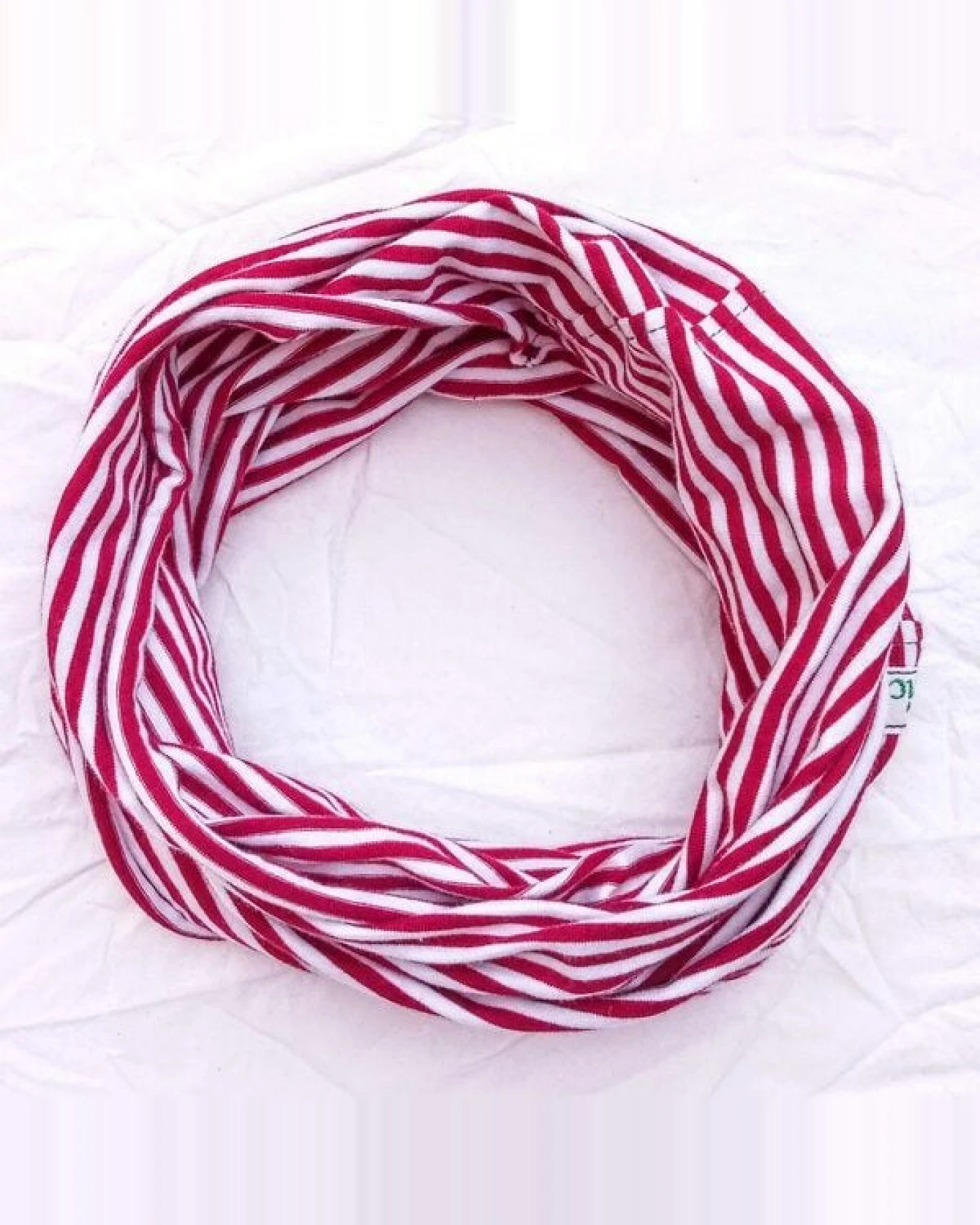 liebewicht Multifunktions Loop pur geringelt rot/weiß, blau/weiß – Ansicht 4