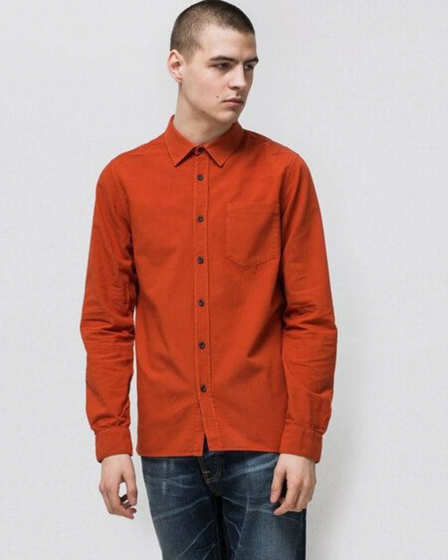 Nudie Jeans Henry Batiste Garment Dye – Ansicht 4