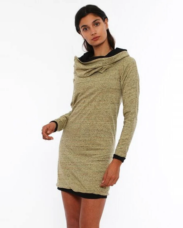 LASALINA 4inONE meliert - Kleid & Pullover in Einem! diverse Farben