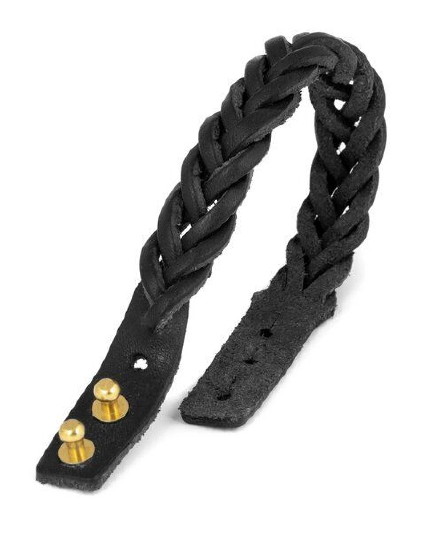 Simaru® Herren-Armband aus Premium-Leder geflochten & größenverstellbar – Ansicht 3