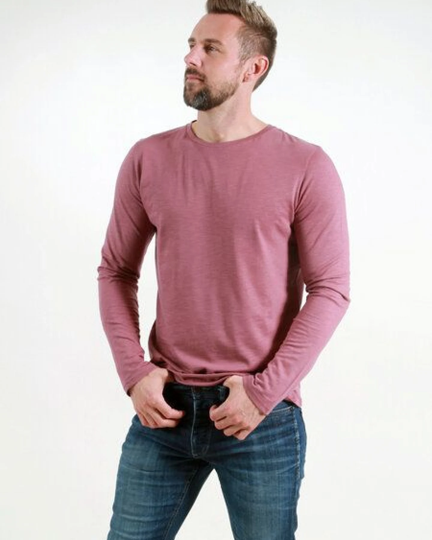 NATIVE SOULS Slub Longsleeve - Herren - Basic – Ansicht 2