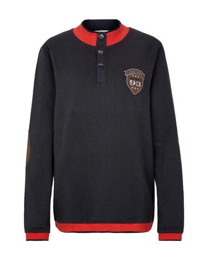 "Green Cotton" Sweatshirt marine