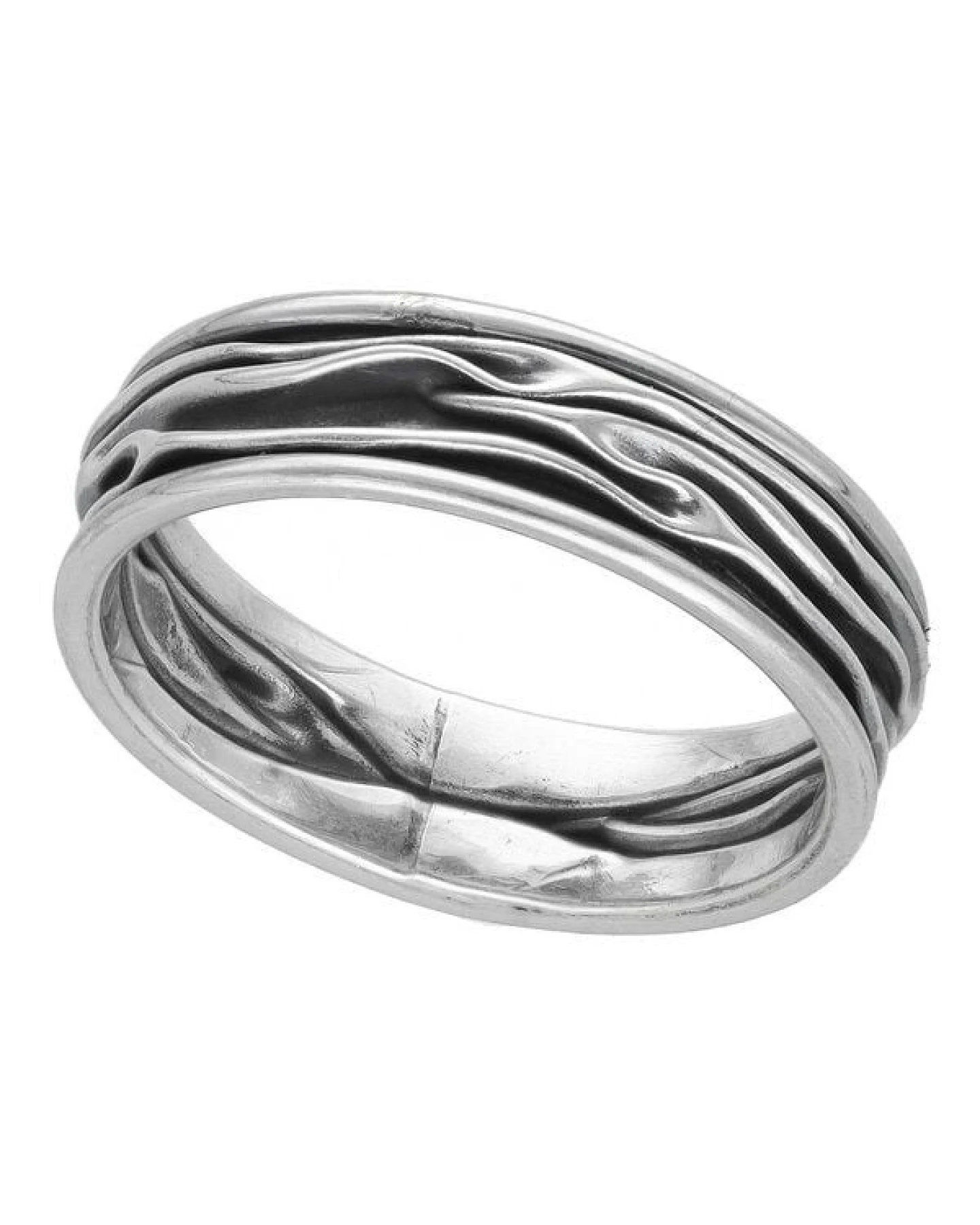 pakilia Silber Ring schmale Wellen Fair-Trade und handmade – Ansicht 4