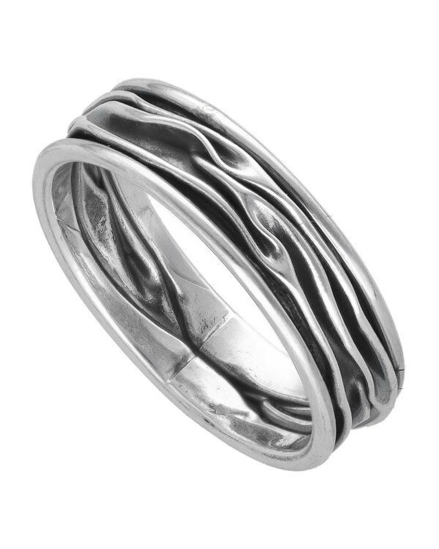 pakilia Silber Ring schmale Wellen Fair-Trade und handmade – Ansicht 3
