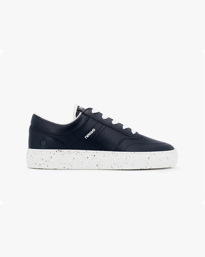 newve Herren vegan Sneaker Arktis Tiefsee Blau