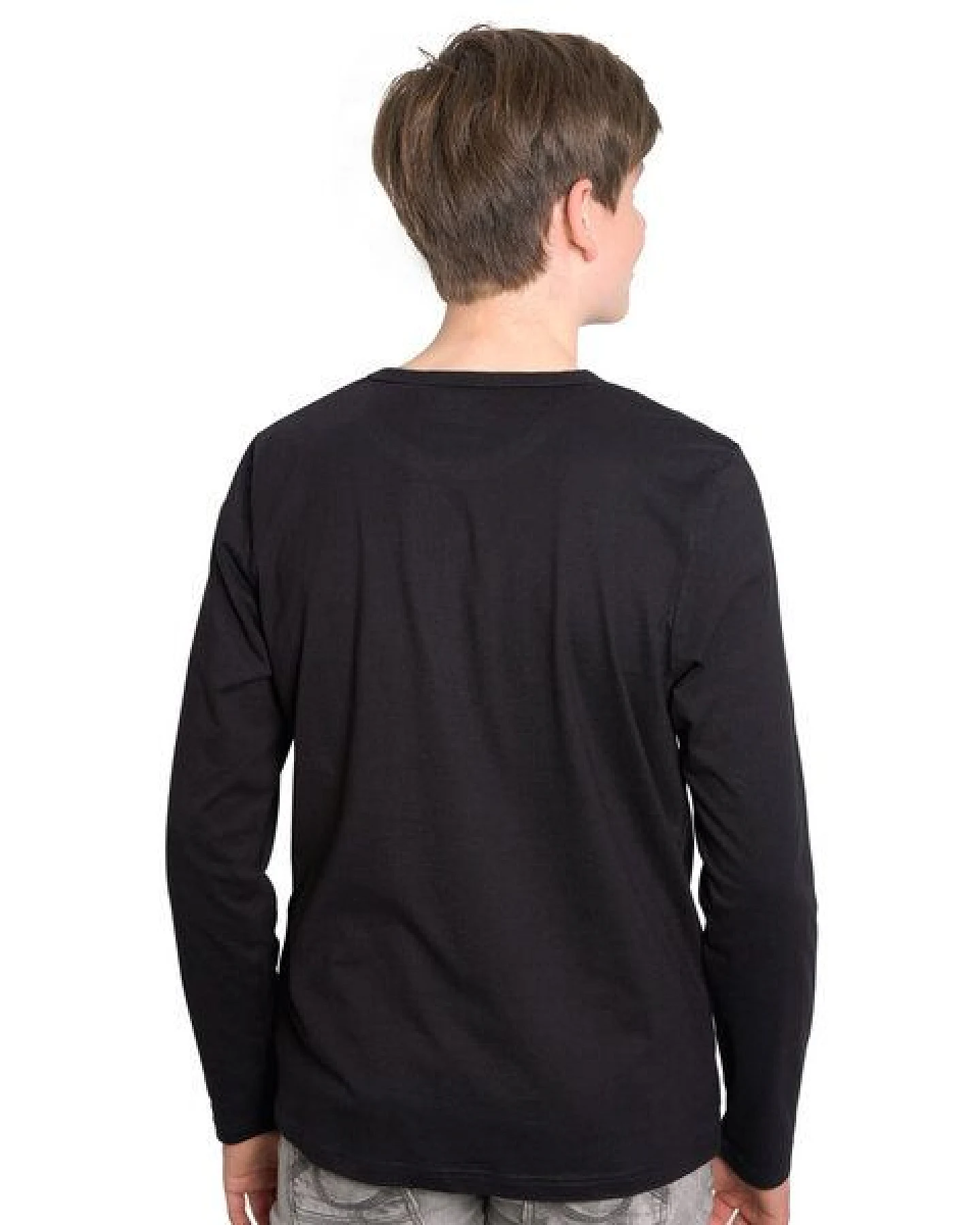 HANDGEDRUCKT "Supermond" Männer Longsleeve – Ansicht 2
