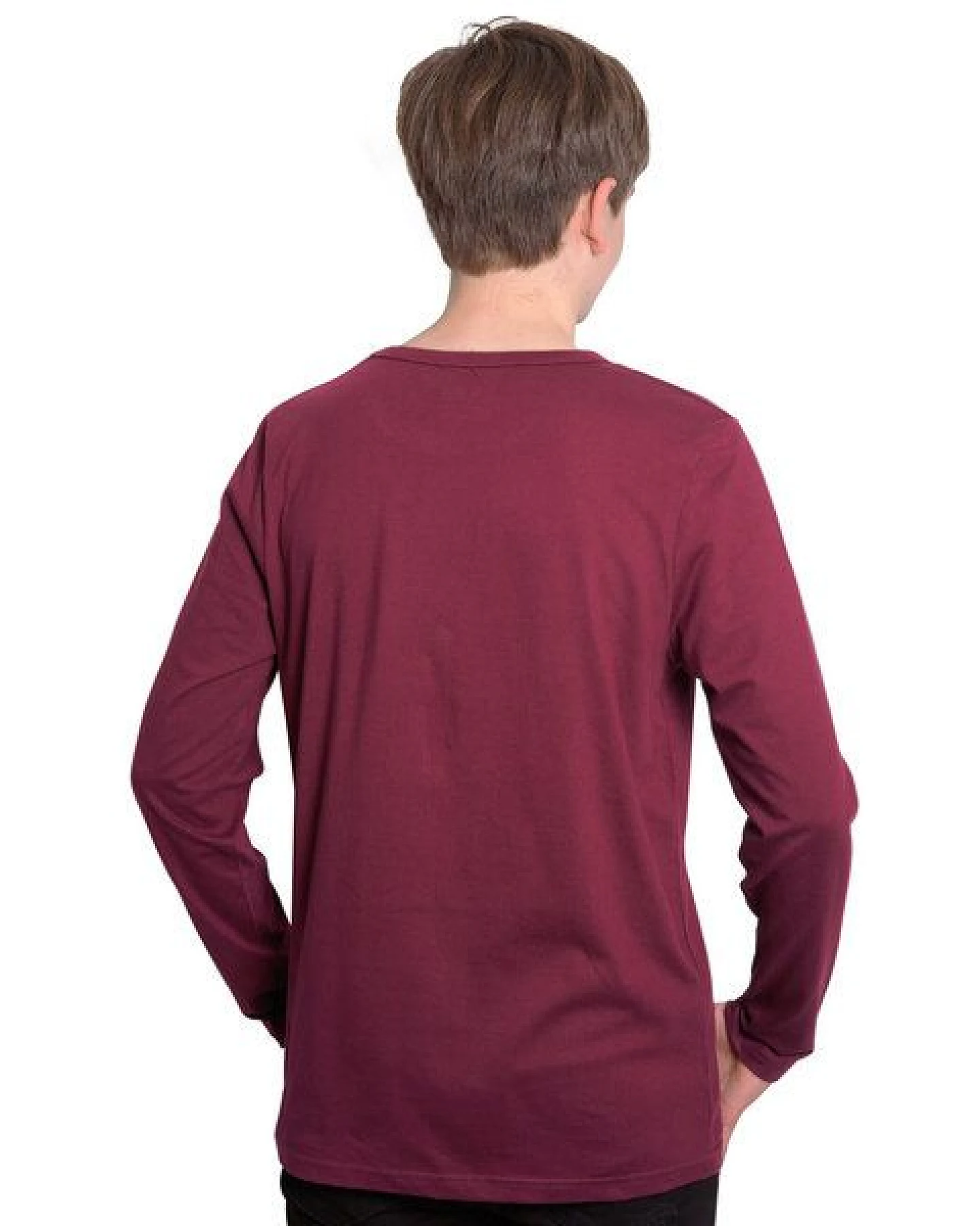 HANDGEDRUCKT "Supermond" Männer Longsleeve – Ansicht 2