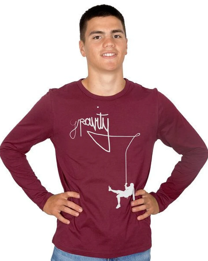 HANDGEDRUCKT "Gravity" Männer Longsleeve