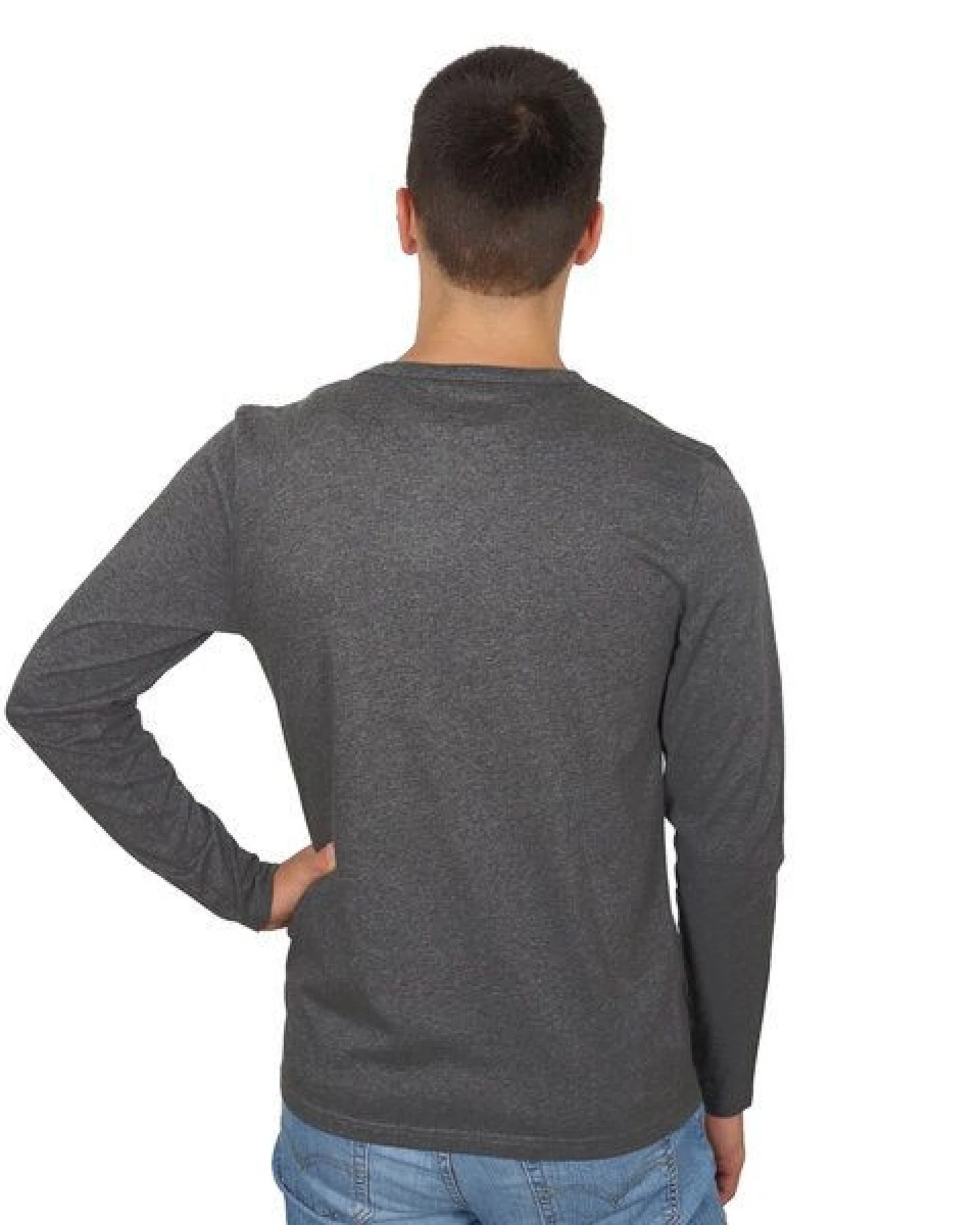 HANDGEDRUCKT "Gravity" Männer Longsleeve – Ansicht 2