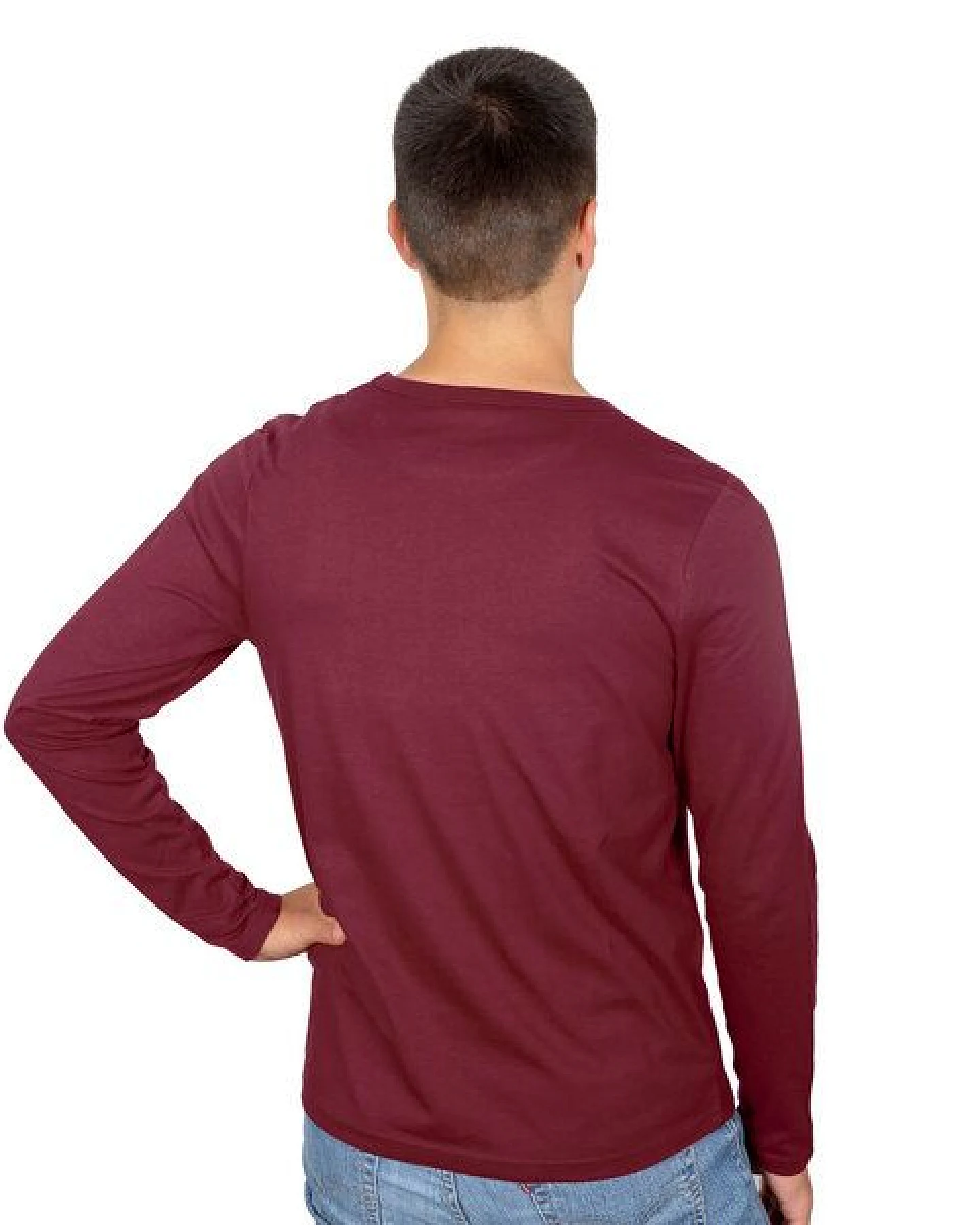 HANDGEDRUCKT "Gravity" Männer Longsleeve – Ansicht 2