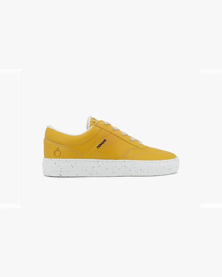 newve Herren vegan Sneaker Arktisches Sonnenblumenfeld Gelb