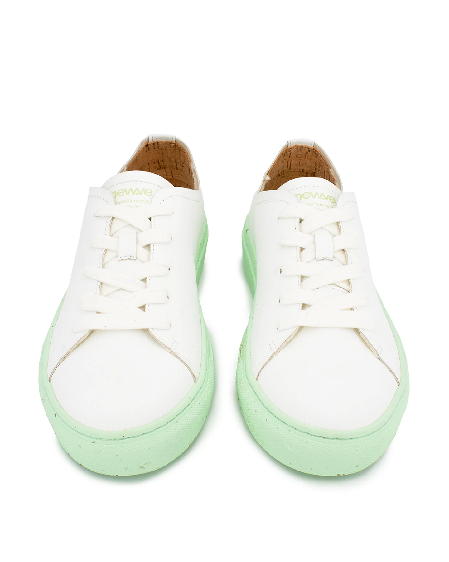 newve Herren vegan Sneaker Mint Weiß / Hellgrün – Ansicht 2