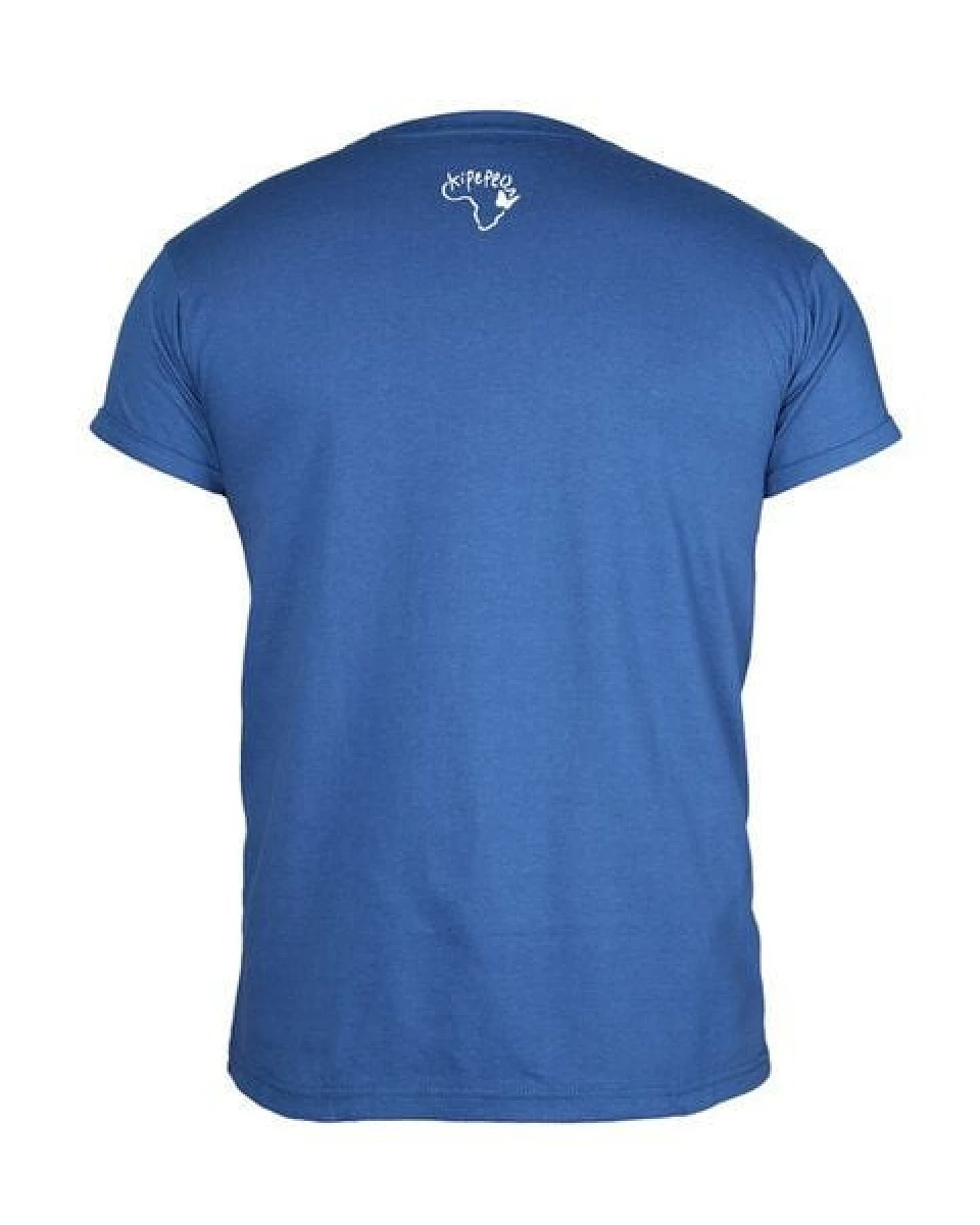 Kipepeo-Clothing Herren T-Shirt aus Bio-Baumwolle FAHRRAD blau Made in Africa – Ansicht 4