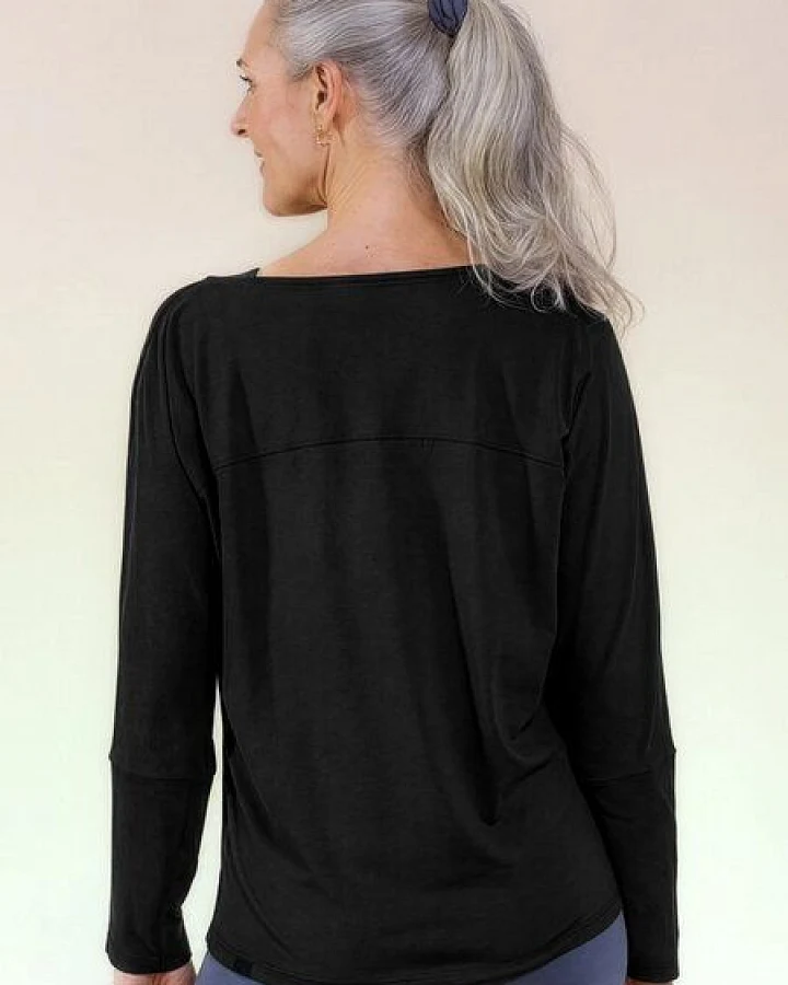 nice to meet me Cover Up – Longsleeve aus TENCEL Lyocell und Bio-Baumwolle