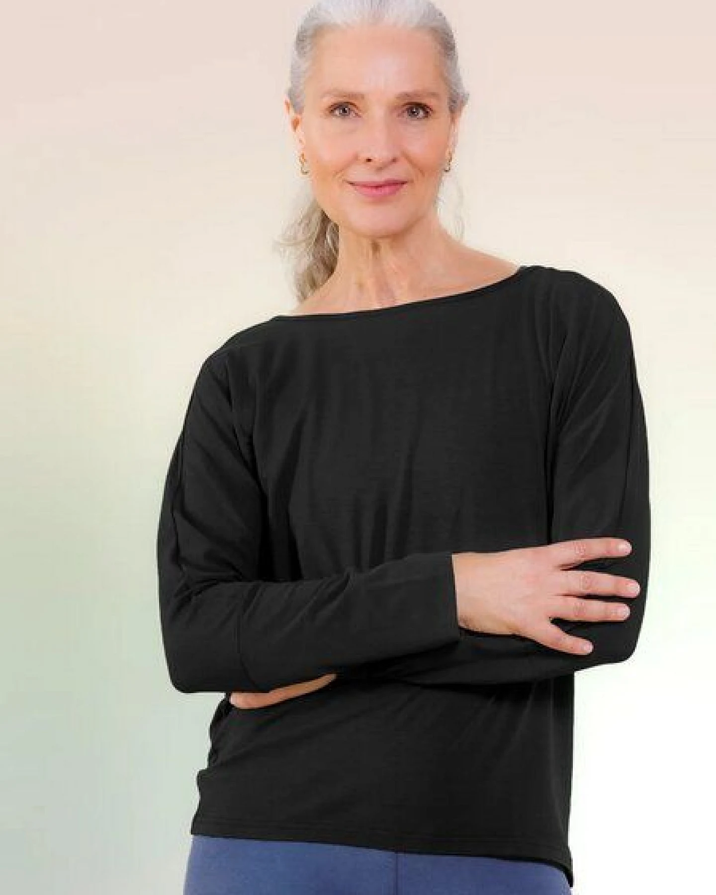 nice to meet me Cover Up – Longsleeve aus TENCEL Lyocell und Bio-Baumwolle – Ansicht 2