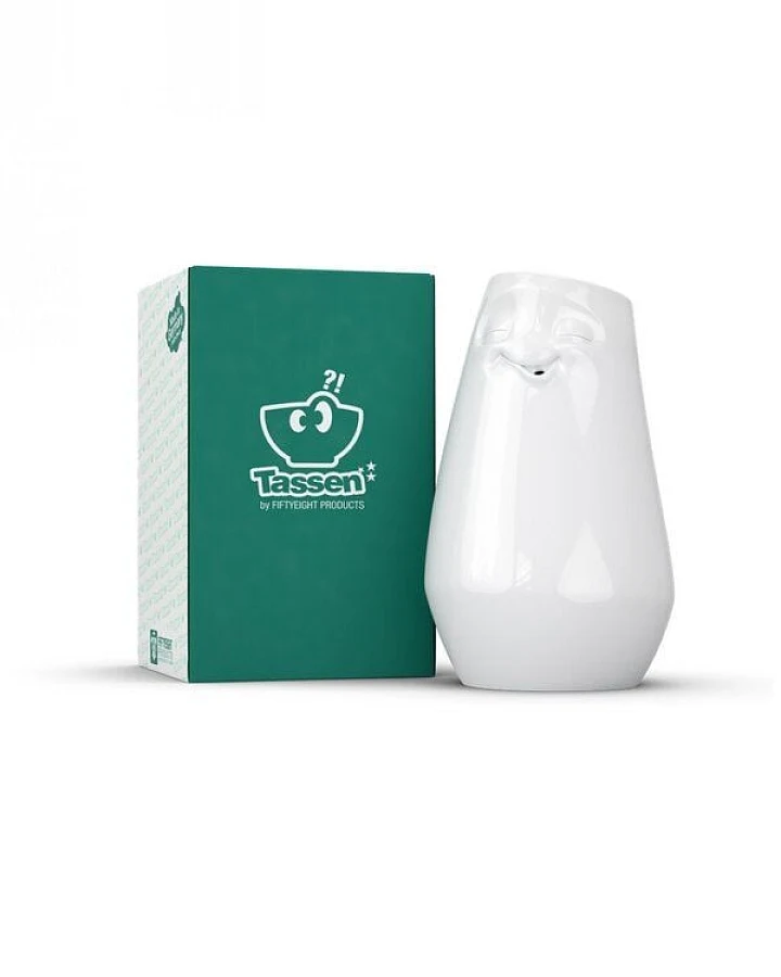 FIFTYEIGHT PRODUCTS Porzellan Vase Entspannt in der Geschenkbox