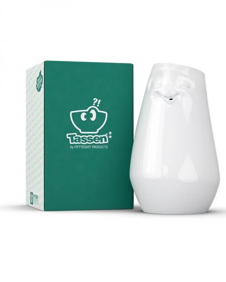 FIFTYEIGHT PRODUCTS Porzellan Vase Entspannt in der Geschenkbox