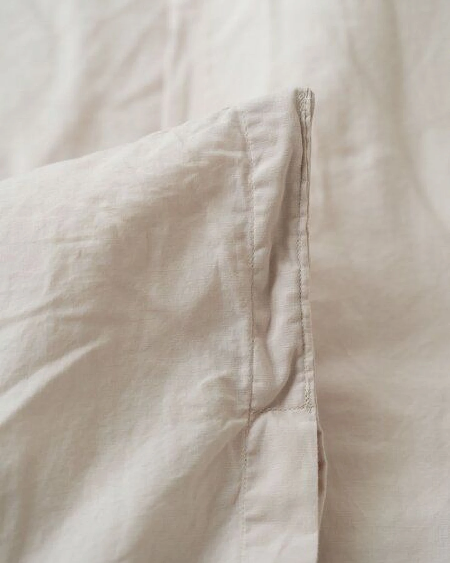 erlich textil Michel Kopfkissenbezug aus Bio-Baumwolle, Leinen Mix, made in Europe – Ansicht 3