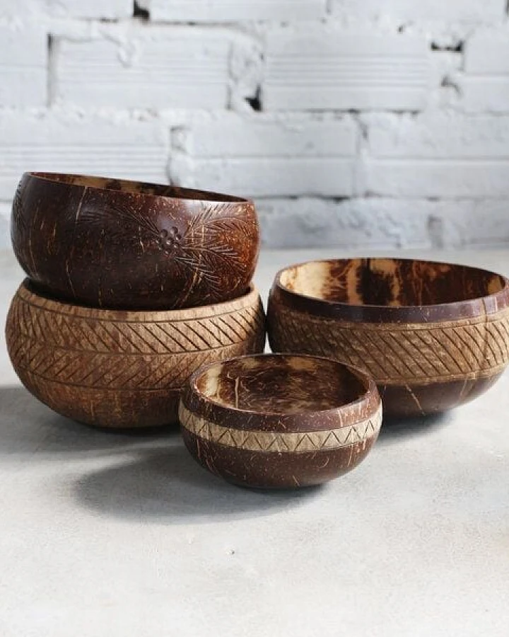 Balu Bowls Design Coconut Bowl Combo