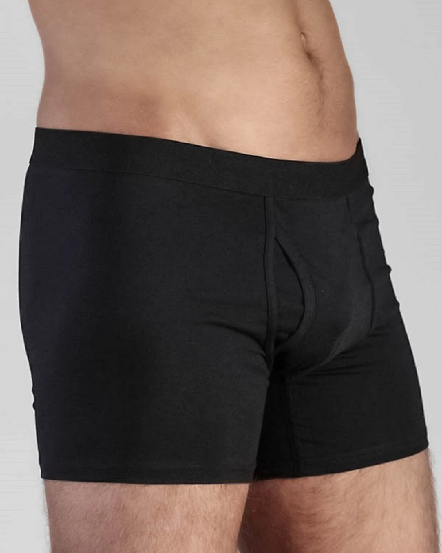 Albero Natur Herren vegan Multipack 5x Boxershorts Schwarz – Ansicht 2