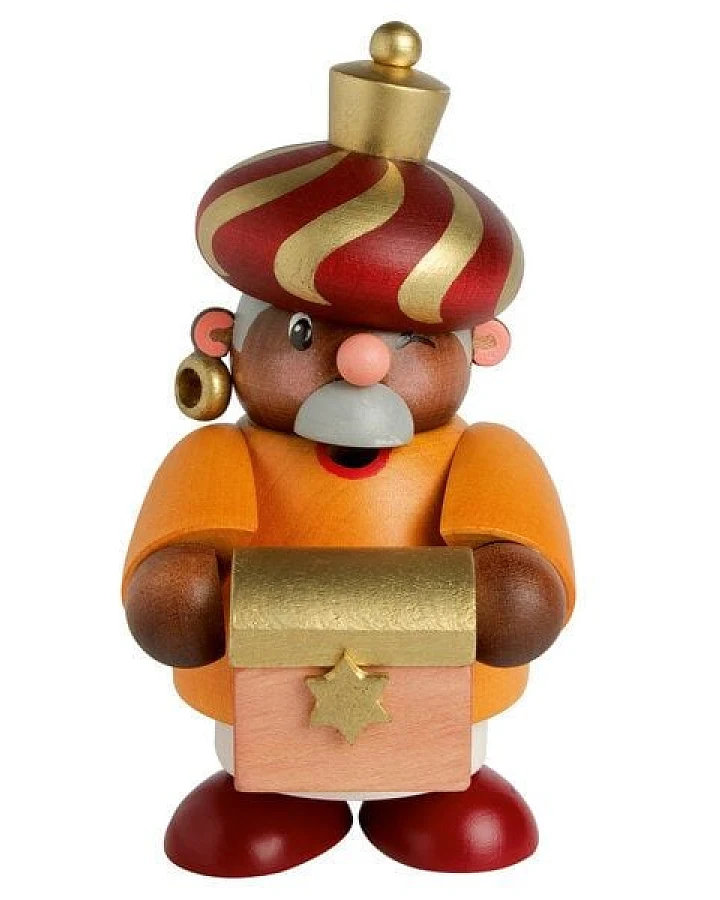 KWO Olbernhau Räuchermännchen "Die kleinen Kerle" -Balthasar aus dem Erzgebirge