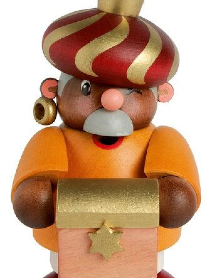 KWO Olbernhau Räuchermännchen "Die kleinen Kerle" -Balthasar aus dem Erzgebirge