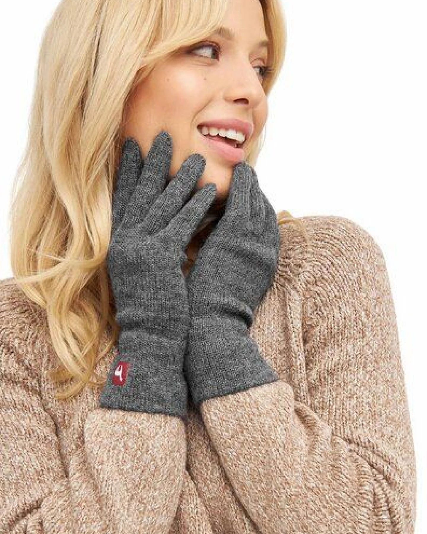 Apu Kuntur 100% Alpaka Finger-Handschuhe aus Peru – Ansicht 3