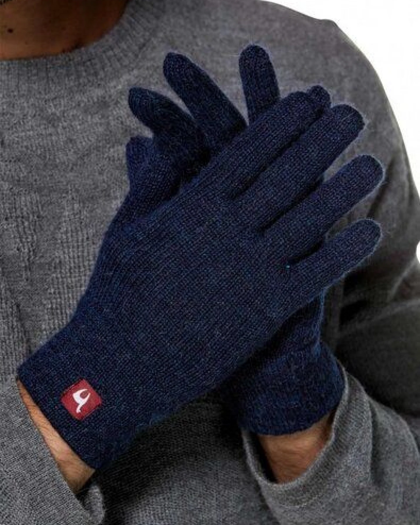 Apu Kuntur 100% Alpaka Finger-Handschuhe aus Peru – Ansicht 2