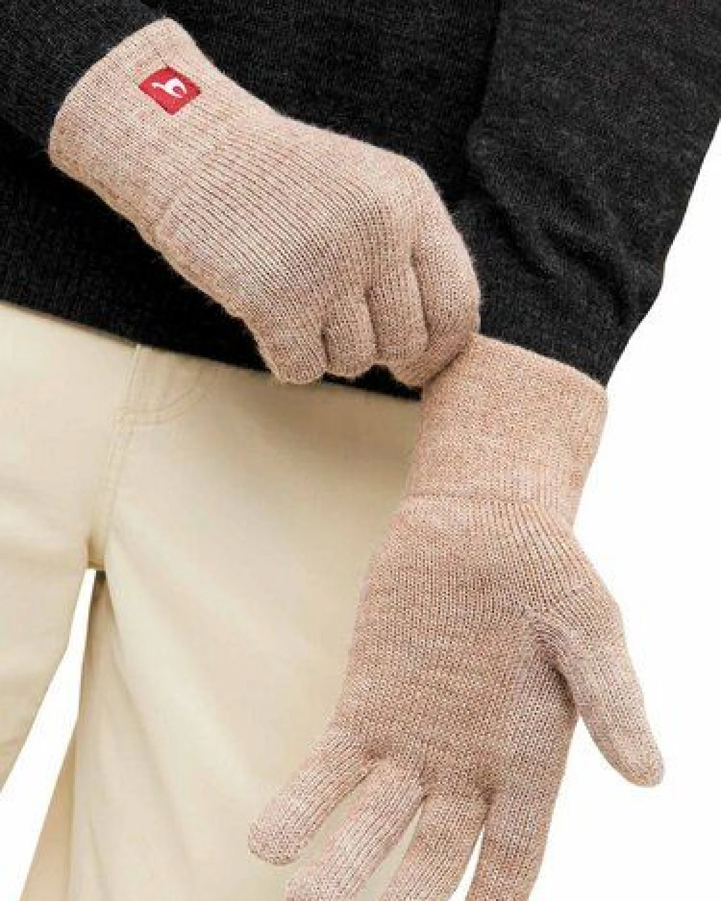 Apu Kuntur 100% Alpaka Finger-Handschuhe aus Peru – Ansicht 3
