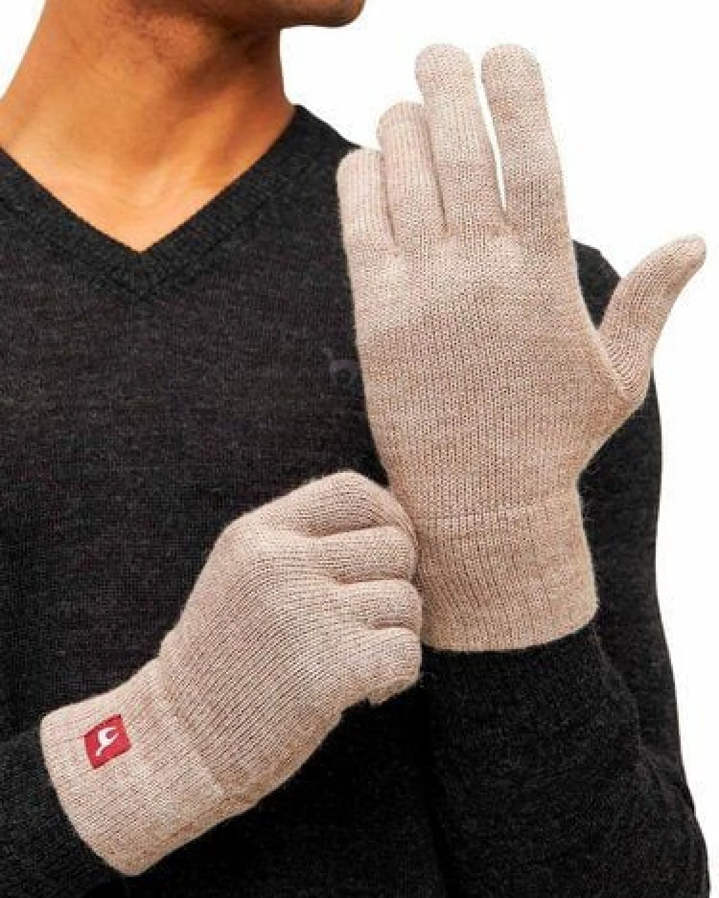 Apu Kuntur 100% Alpaka Finger-Handschuhe aus Peru – Ansicht 4