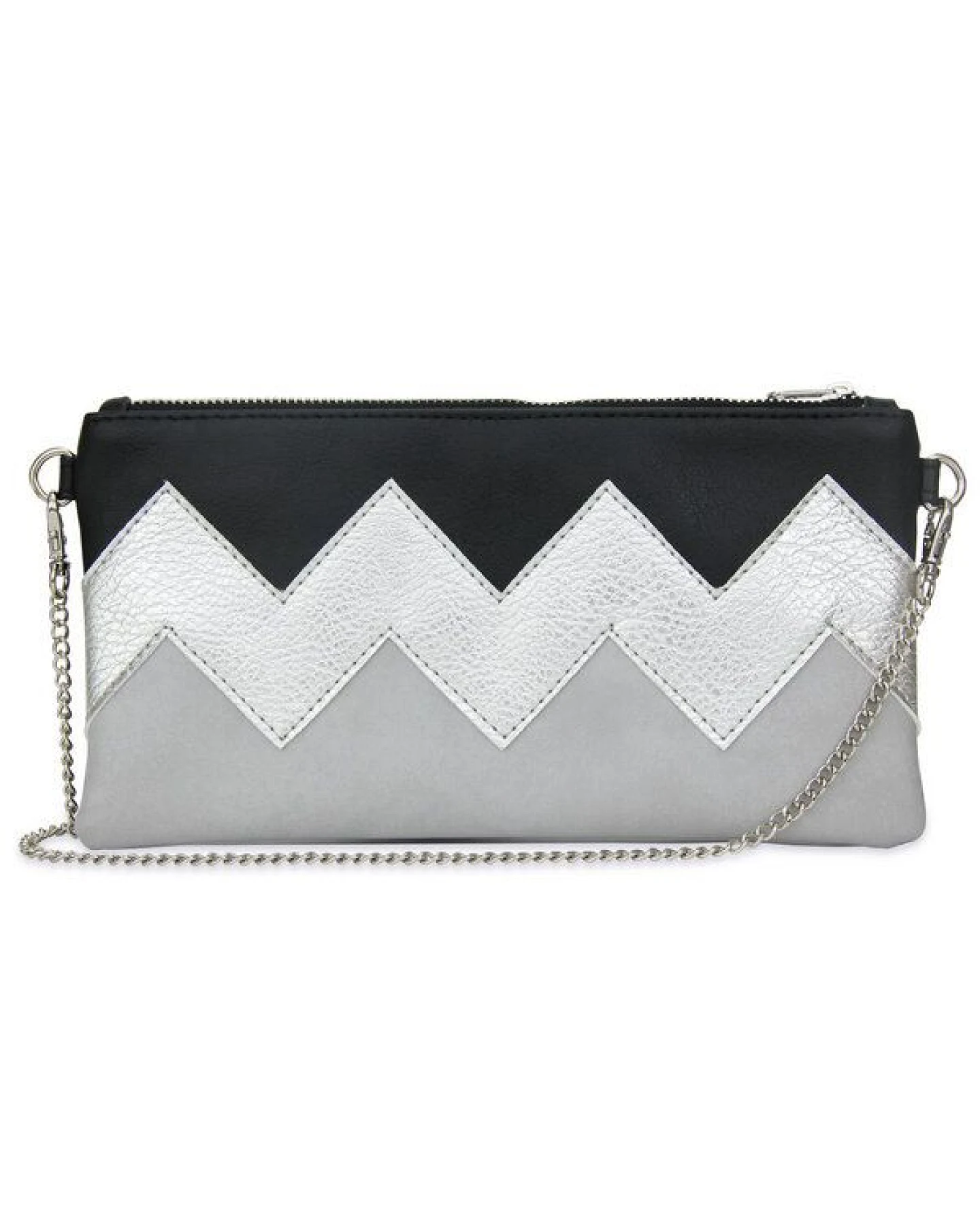 lille mus Zick-Zack-Clutch ZILIA mit Umhängekette – Ansicht 2